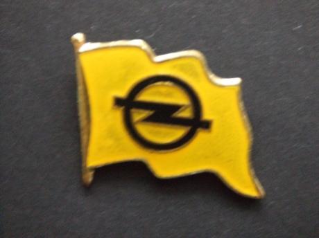 Opel auto logo vlag